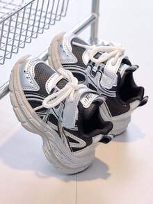 1 Paio di Scarpe Sportive Casual per Bambini Piccoli/Bambini, con Suola Morbida Antiscivolo e Traspirante, Sneaker da Trekking Leggere, Adatte per Tutte le Stagioni