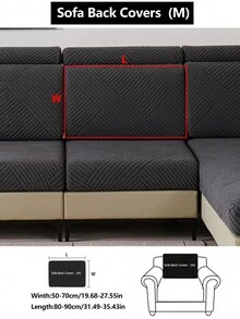 1 件弹力沙发套，防滑全覆盖沙发座套，4 季通用沙发垫套，毛绒布艺加厚沙发毯，可机洗，防尘，宠物友好，装饰性沙发保护套，可调节，适用于转角沙发、卧室、办公室、客厅、L 型沙发和 1/2/3/4 座 - 深灰色 - 查看 16