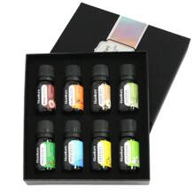Water Soluble Essential Oils Kit For Diffusers 8x10ml,Rose Sweet Orange White Tea Jasmine Mint Oce