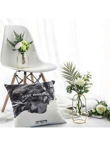 1 Stück Metallrahmen Goldene Vase, moderne kreative Hydroponik Vase, dekorative Heimdekoration für Wohnzimmer, Esszimmertisch, Bürotisch, Blumen- & Trockenblumenarrangement Raumdekoration Blumenvase Glasvase