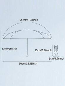 Small Folding Umbrella, Mini Pocket Waterproof Portable Travel Umbrella,Sun Umbrella Female Sunscreen UV Protection Sun And Rain Umbrella Two-In-One Mini Five-Fold Ultra-Light And Compact Portable,Mini Travel Umbrella, Small And Compact Portable Umbrella For Sunny And Rainy Days, Windproof Sunshade, 99% UV Protection, Suitable For Women And Men Umbrella For Women Umbrella Rainproof Windproof