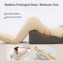 The "Couple Fertility Tool!" 3D Ergonomic Positioning Pillow, Dual-Use For Office/Bedroom, Supports Waist And Abdomen To Help With Good Pregnancy, High Elasticity Memory Foam, Can Sit For A Long Time Without Sweating!