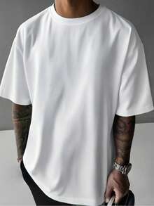 GRDR Men's Breathable & Moisture-Wicking Shiny Star Short Sleeve T-Shirt - White - View 2