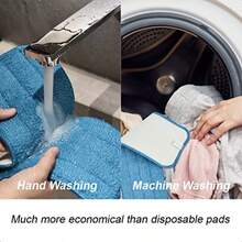 18Microfiber Replacement Mop Pads  Mop Heads Refills Fit For Most 1618inch Spray  Mop Machine Washable Absorbent Mop Pads 3Pack - 如圖 - 查看 7