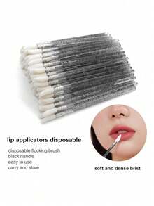Bộ 100/50/25 cọ môi và mi chuyên nghiệp - Đầu cọ dùng một lần chất lượng cao, lông mi lấp lánh như pha lê, lông siêu mịn, thích hợp cho nối mi chính xác và tẩy trang nhẹ nhàng - Dụng cụ làm đẹp - Nhiều màu - Xem 5