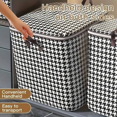 1 hộp đựng đồ chống bụi, chống ẩm cỡ lớn 47,55 gallon, lý tưởng để đựng quần áo, chăn ga gối đệm, gia đình, văn phòng, di chuyển, du lịch, cất đồ dưới gầm giường, thùng đựng đồ có khóa kéo đôi dung tích lớn có tay cầm