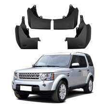 4Pcs Car Mud Flaps Splash Guards Mudguards Replacement, Front And Rear Side Mudflaps Fenders Kit, Compatible For Rover Discovery 4 2009-2016 - Black - View 3