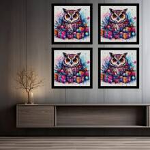 2pcs/3pcs/4pcs Diamond Painting Frames, 15.7X15.7 Inch/40X40 Cm Diamond Painting Canvas, Art Photo File Poster Wall Sticker Frames, Artistic Magnetic Display Frames, Home Wall Magnetic Stickers