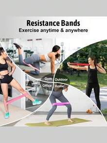 Fitness Resistance Bands, Fitness Bands Resistance Bands Set, 5 Resistance Levels, Multi-Color Fitness Bands For Indoor And Outdoor Fitness, Leg Strength Training, Rehabilitation, Yoga