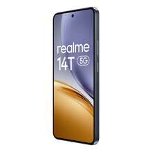 Realme 14T 5G 智慧型手機 8GB+256GB，6.67 吋 OLED 120Hz 螢幕，5000 萬像素後置相機，6000mAh 大電池，聯發科天璣 6300，8 核心手機，全球版，不含充電器 - 黑色 - 查看 5
