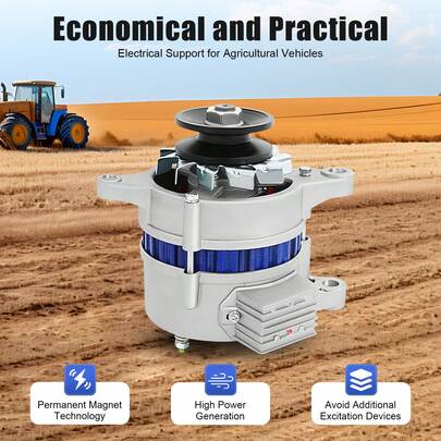 1200W Permanent Magnet Synchronous Generator DC Low Rpm Alternator Charging