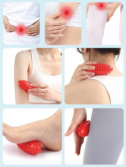 1pc Yoga Massage Balls, Muscle Relaxation Fascia Balls, Hand And Foot Hedgehog Massage Balls Are Used For Massaging And Relaxing Muscles, Arms, Legs, Shoulders And Neck After Exercise