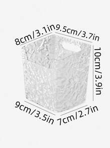 1pc/2pcs Waste Facial Tissues Storage Box, Wall-Mounted Bathroom Washbasin Rack, Cotton Soft Tissues And Facial Tissues, Bathroom Rack