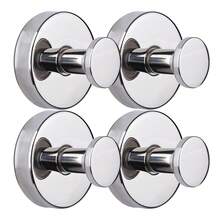 2/4 Pcs No Drill Suction Cup Hooks, Quality Suction Cup Hooks, Suction Cup Hooks For Shower, Towel, Coat, Robe For Hanging Up To 15 Lbs, Suction Cup Hooks For Shower Caddy, For Shower, Bathroom, Kitchen, Glass Door, Mirror - Ánh sáng rực rỡ - Xem 1