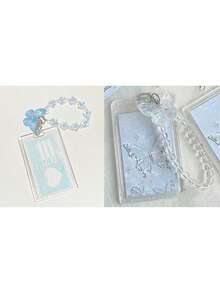 Y2K Crystal Butterfly Chain Acrylic Photo Card Holder - Transparent Acrylic Hard Card Holder, Can Safely Store Multiple Cards, Butterfly Shaped Keychain, Suitable For Small Cards, Multifunctional Design To Hold Transit Cards, Student IDs, Metro Cards, Portable And Hanging, Card Holder Wallet, Business Card Holder, Credit Card Holder, ID Card Holder, Women Card Pouch - Multicolor - View 18