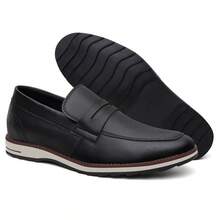 Men's Casual Lace-Up Sport Slim Oxford Comfortable Shoes - Negro - Ver 2