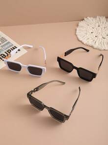 1 件 / 2 件 / 3 件 / 时尚眼镜 - 街头风格混合装，轻松打造造型，周末探险和咖啡馆狂欢 | 装饰性镜框，拥有 风格的时尚气息，适合休闲聚会和都市街头美学