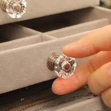 1 件优质珠宝收纳盒，防氧化耳环、项链、戒指展示架，适用于女士收纳整理器旅行必需品返校宿舍收纳秋季装饰