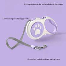 1pc High Quality Retractable Adjustable Dog Leash, 5M Traction Rope For Pets Under 25kg With Automatic Stop And Anti-Wrap Design, Suitable For Walking Dogs