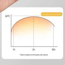 50 Pcs White Self-Heating Patch,Warm Body Stickers Hands And Feet Warm Stickers Waist,And Abdomen Warm,Heating Patch For Women, Body Heating Patch, Waist Heating Patch - Orange - View 5