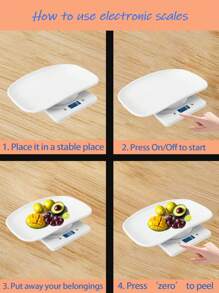 Electronic Digital Scale, Veterinary Animal Weight, Pet Dog And Cat Weighing, 10 Kg Accurate To 1g, Stainless Steel Electronic Pet Scale - Accurate Weighing (Batteries Not Included) - Multicolor - View 6