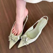 Women Heeled Sandals - 白色 - 查看 1