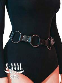 Verstellbarer sexy Ledergürtel für Damen mit Metallnieten, Punk-Rock-Stil Gürtel, Gothic-Mode-Accessoire, personalisierter Gürtel, Nietendesign, sexy Accessoire für Frauen