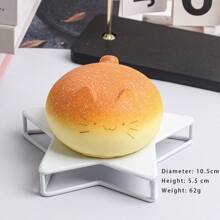 1pc Cute Soft & Squishy Realistic Bread Prop For Decoration, Stress Relief & Photography