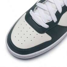 Nike Court Borough Youth Sneakers Retro Basketball-Inspired Design Cushioned Midsole Durable Comfort Casual And Everyday Wear DV5456-300 - White/Black - View 8