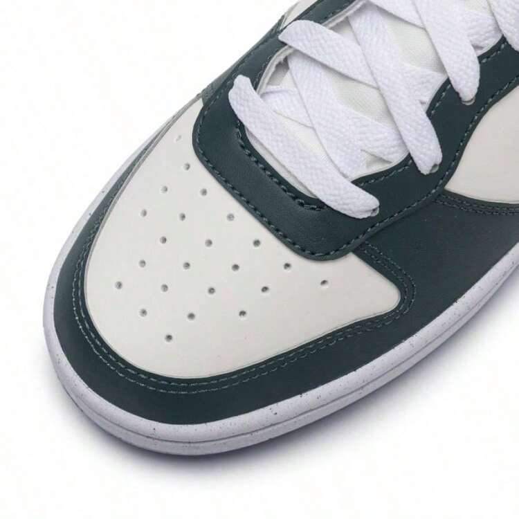 Nike Court Borough Youth Sneakers Retro Basketball-Inspired Design Cushioned Midsole Durable Comfort Casual And Everyday Wear DV5456-300 - White/Black - View 8