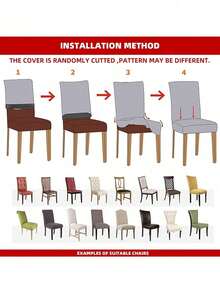 1/4 chiếc Vỏ bọc ghế bằng vải nỉ màu trơn co giãn có ren - Hồng - Xem 3