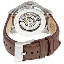 Fossil Fossil Men's Automatic Mechanical Leather Three-Hand Watch Stainless Steel Case/Scratch-Resistant Glass Mirror ME3052/ME3053/ME3054/ME3095