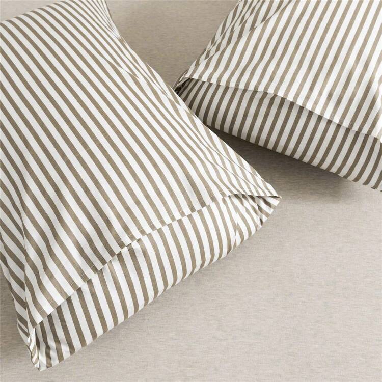 2/3 Piece Cotton Woven Duvet Cover Set | Duvet Cover And Pillow Case, Modern Bedding For Bedroom - Brown - View 6