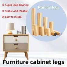 4-Piece Set, Solid Wood Sofa Leg Support Accessories Sofa Legs TV Cabinet Legs Cabinet Legs Coffee Table Legs Table Legs Furniture Legs Solid Wood Furniture Legs Angled/Right-Angled Table Legs Home Decor Items (Suitable For Sofas, Coffee Tables, Sofa Beds)