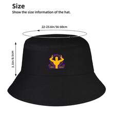 Relaxed Letter & Graphic Print Omega Psi Phi Fraternity Omega Letter Hand Sign Selected Fun DIY Rich Patterns And And Versatile Halloween Christmas No Ponytail Bucket Hat - Stylish Unisex Streetwear Fisherman Sun Hat For Outdoor Adventures, Travel, Vacations & Beach Days - A - Xem 2