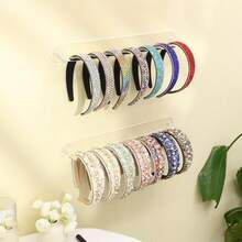 SNOWSTAR Acrylic Claw Clip Organizer, 3PCS Wall Holder And Storage, Hair Clip Display Stand Women And Girls - Trong suốt 3PCS C - Xem 4