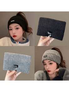 1/2/3/4pcs Knitted Headband Hats, Soft & Skin-Friendly, Warm & Breathable, Easily Paired With Various Outfits. Wearing It Not Only Protects Your Forehead From The Cold, But Also Enhances The Overall Fashionable Look. The Perfect Accessory For Autumn/Winter That Balances Warmth And Style. - Coffee Brown - View 13