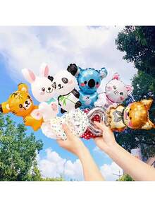 Vòng đeo tay hình động vật hoạt hình, đồ chơi chủ đề động vật và không gian bằng bóng bay, bóng bay cho sinh nhật, ngày lễ, kỷ niệm, tốt nghiệp, trở lại trường, trang trí năm mới - Nhiều màu - Xem 8