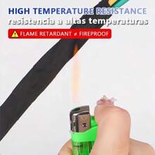 1pc 15m Heat Resistant, Noise Reducing, Flame Retardant Adhesive Tape. For Automotive Cable Harness Protection. Polyester Loom Tape. Insulating, Noise Dampening, Flame Retardant, High Temperature Resistant, Anti-Vibration Automotive Binding Velvet Tape - 15 M Length - View 8