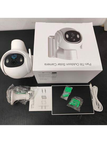 3MP 360° Panoramic View Solar Powered Security Camera, 2.4G/5G WiFi, Outdoor PTZ Auto Tracking, AI Face Detection, 24/7 Recording, Motion Sensor, Siren, Two Way Audio, Remote Monitoring, HD Video, Easy Installation, Home Security, Mobile App view 7