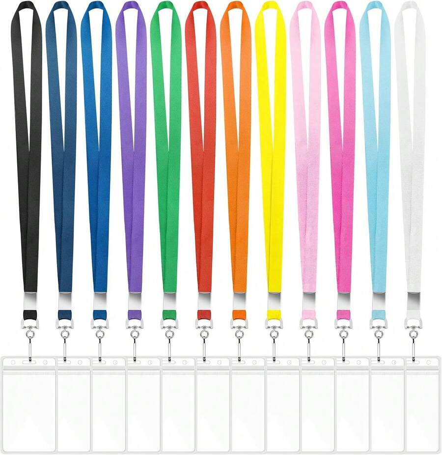 6 Pack Lanyards ID Badges Cruise Lanyard Ship Cards With Waterproof ID Badge Holder Cruise Essentials 2026 - 6 Pack - View 1
