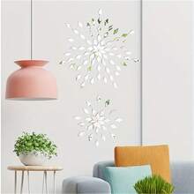 OUTANA 100片工艺镜套装包含三角形、正方形、圆形、水钻形、水滴形、心形等多种形状，可用于家居装饰，适合DIY马赛克创作，可拼贴成壁画、装饰品、房间装饰；也可用于装饰迪斯科球，点亮派对氛围，打造墙面装饰，还可用于厨房、客厅装饰。 - 彩色 - 查看 5