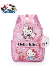 1pc Sanrio Hello Kitty, My Melody, Cinnamoroll Large Capacity Travel Backpack, Fashion Multifunctional Casual Bookbag, Nylon Material, Suitable For Daily Use, Travel, Campus, Outdoor, Ideal Gift Travel Essentials Holiday Vacation Duffle Bag Luggage Suitcase Travel Bag For Women - Multicolor - View 12