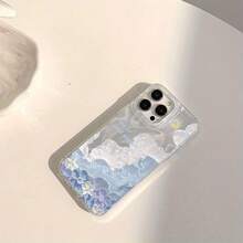 Funda de gasa transparente compatible con phone 16, 15, 14, 13, 12 Pro, 16, 15, 14 Plus, 13, 12, 11 Pro, X y XS Max. - Plateado - Ver 3
