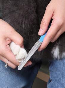Coupe-ongles pour chat professionnel avec garde et trou rond anti-saignement - parfait pour les chats de toutes tailles et races