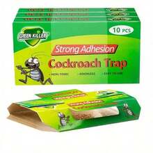 16pcs/8pcs Cockroach Trap - Indoor Use Sticky Board, No Need For Power, Essential Cleaning Supplies For - Green - View 6