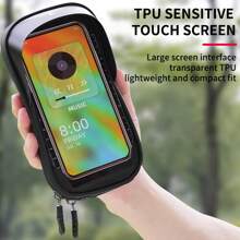 Large Capacity High-Quality Bicycle Handlebar/Saddle Bag - Adjustable Installation, Suitable For Mountain Bike Handlebars, Durable Black Cycling Gear, Can Safely Store Phone, Keys, Essentials, Suitable For Night Riding | High Visibility Material, Bicycle Accessories