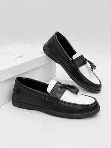 Men's Moccasin Shoes, Casual Thin Sole Breathable Loafers, Solid Color Tassel Men's Multi-Color Driving Shoes, Slouchy Shoes, Indoor Street Fashion Shoes, Loafers, Dad Shoes, Nurse Lightweight Men's Shoes