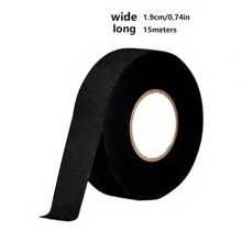 1pc 15m Heat Resistant, Noise Reducing, Flame Retardant Adhesive Tape, For Automotive Cable Harness Protection, Width 9/15/19/25mm - 15 M Length - View 11
