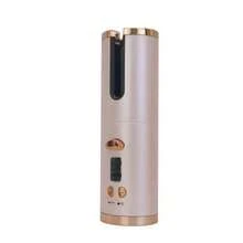 无绳自动卷发棒，便携式无线USB充电自动旋转陶瓷卷发棒，美发造型工具